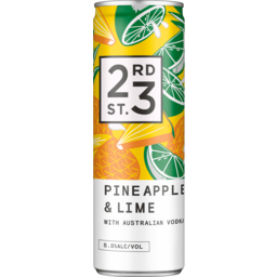 Photo of 23rd St Pineapple & Lime Vodka 5% 300ml