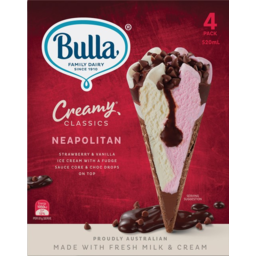 Photo of Bulla Ice Cream Creamy Classics Neapol