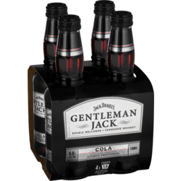Photo of Jack Daniel's Gentleman Jack Double Mellowed Tennessee Whiskey & Cola Bottle 4.0x330ml