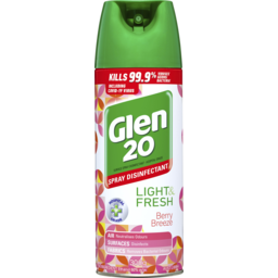 Photo of Glen 20 Light & Fresh Berry Breeze Spray Disinfectant 300g