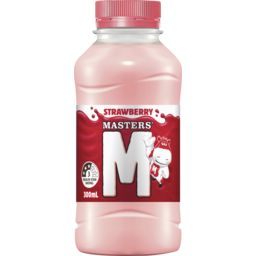 Photo of Masters Strawberry Flavoured Milk 300ml Btl (6) 300ml
