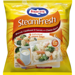 Photo of Birds Eye SteamFresh Broccoli Cauliflower & Carrots 2 Pack