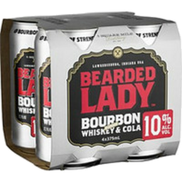 Photo of Bearded Lady & Cola 10% 4 Pack