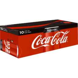 Photo of Coca Cola Zero Sugar Can 10x375ml