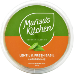 Photo of Marisa's Kitchen Lentil & Fresh Basil Dip