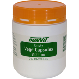 Photo of BONVIT:BON Vege Capsules Empty Size 00 240 Cap