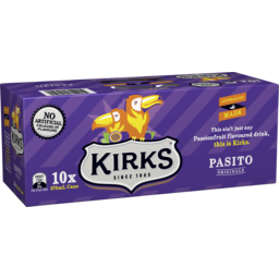 Photo of Kirks Pasito Soft Drink 10 Pack 375ml
