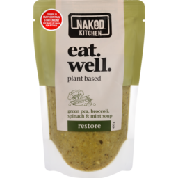 Photo of Naked Kitchen EatWell Greenpea Broccoli spinach mint soup