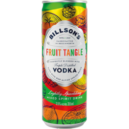 Photo of Billson's Fruit Tangle & Vodka 4x355ml