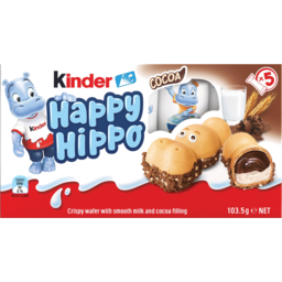 Photo of Kinder Cocoa Happy Hippo Biscuits 5 Pack