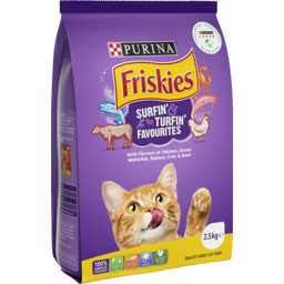 Photo of Purina Friskies Adult Pet Food Surfin' & Turfin' 2.5kg