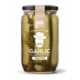 Photo of Dillicious Straight Up Garlic (Traditional) Pickle Halves