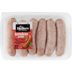 Photo of Hellers Sausages London Pride 6 Pack