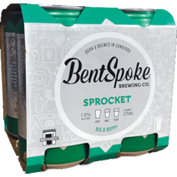 Photo of BentSpoke Sprocket IPA Can 375ml 4pk