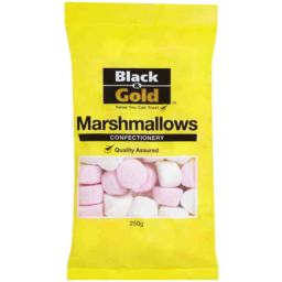 Photo of Black & Gold Marshmellows