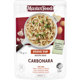 Photo of Masterfoods™ Carbonara Recipe Base Stove Top Pouch 170 G