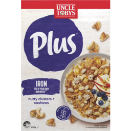Photo of Uncle Tobys Plus Iron Cashews & Nutty Clusters 630g