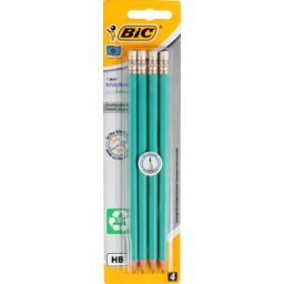Photo of Bic Evolution Graphite Pencil Plus Eraser 4pk