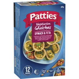 Photo of Patties Quiche Mini Spinach & Feta 420g