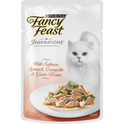 Photo of Fancy Feast Adult Inspirations Salmon, Spinach, Courgette & Green Beans Wet Cat Food 70g
