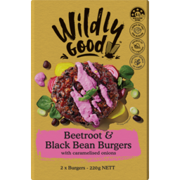 Photo of Wildly Good Beetroot & Black Bean Burgers
