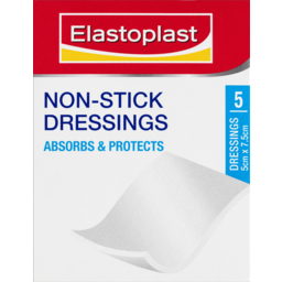 Photo of Elastoplast Non Stick Dressings 5cm X 7.5cm 5 Pack
