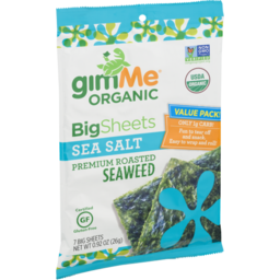 Photo of Gimme Organic Bigsheets Premium Roasted Seaweed Sea Salt 
