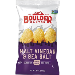 Photo of Boulder Canyon Malt Vinegar & Sea Salt Chips 142g