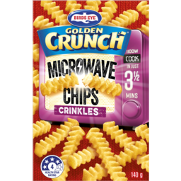 Photo of Birds Eye Golden Crunch Crinkles Microwave Chips 140g