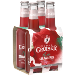 Photo of Vodka Cruiser Ripe Strawberry 4.6% Bottle 4.0x275ml