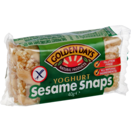 Photo of Golden Days Sesame Snaps Yoghurt 40gm