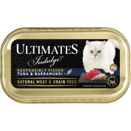 Photo of Ultimates Indulge Tuna & Barramundi Cat Food Tray