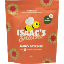 Photo of Isaacs Snacks Jammy Date Bite 100g