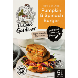 Photo of The Cool Gardener Pumpkin And Spinach Burger