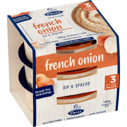 Photo of Chris's Dip Homestyle French Onion 3x60g