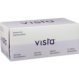 Photo of Vista Sparkling Water Passionfruit 8x330ml