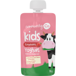 Photo of Community Co Yogurt Kids Strawberry Pouch