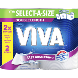Photo of Kleenex Viva Select A Size Double Length Paper Towel 2 Pack