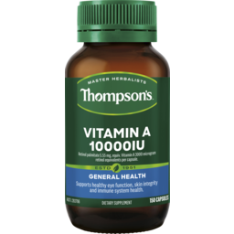 Photo of Thompson's Vitamin A 10000iu 150 Capsules