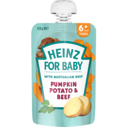 Photo of Heinz For Baby Pumpkin Potato & Beef 6+ Months 120g