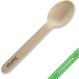 Photo of Biopak Spoon Wooden 16cm 20Pk