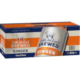 Photo of Little Fat Lamb Ginger Can 375ml 3x10pk