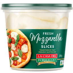 Photo of La Casa Fresh Mozzarella Slices 200g