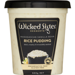 Photo of Wicked Sister Madagascan Vanilla Bean Rice Pudding 500g