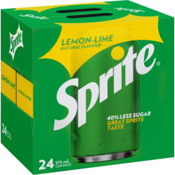 Photo of Sprite Lemon Lime Natural Flavour Cans