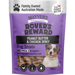 Photo of Mayver's Rovers Rewards Peanut Butter & Chicken Jerky