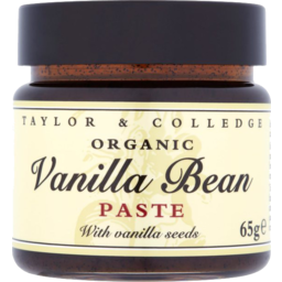 Photo of Taylor & Colledge Organic Vanilla Bean Paste 65g