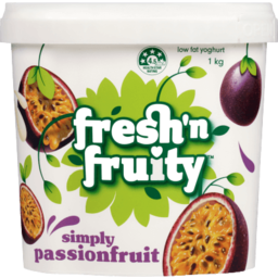 Photo of Fresh n Fruity Yoghurt Simply Passionfruit 1kg