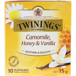 Photo of Twinins Flavoured Herbal Infusions Camomile, Honey & Vanilla Tea Bas 0 Pack 15g