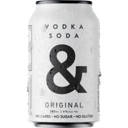 Photo of Ampersand Vodka & Soda 4.2% Can 330ml